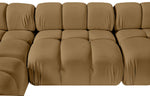 Orin - U-Shaped Velvet 6 Piece Modular Sectional