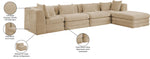 Stellar - 5 Piece Upholstered Modular Sectional