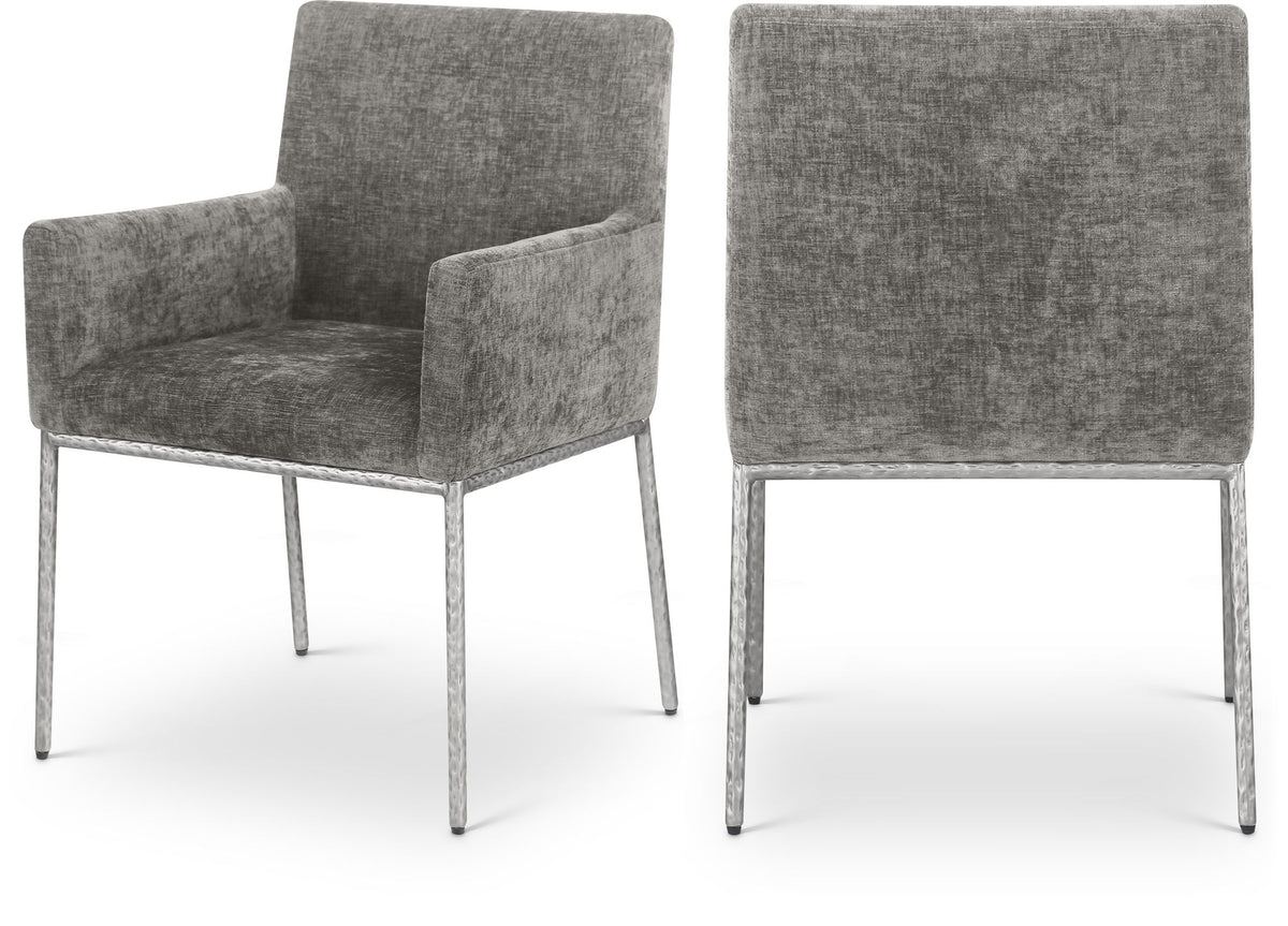 Reeves - Dining Chair With Silver Legs (Set of 2)