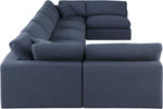 Comfy - 7 Piece Linen Modular Armless Sectional