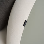 Falcone - Contemporary Off-White + Grey Bonded Leather Curved Sectional Sofa by VIG Furniture - View 9