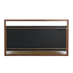 California King Falcor - Modern Grey Fabric & Walnut Veneer Bed by VIG Furniture - View 5