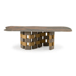 Falzone - Modern Ceramic + Wood Dining Table by VIG Furniture - View 3