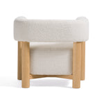 Fang - Modern White Fabric & Wood Accent Chair by VIG Furniture - View 4