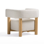 Fang - Modern White Fabric & Wood Accent Chair by VIG Furniture - View 5
