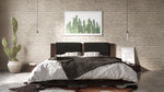 Fantasia - Dark Walnut/Dark Grey Bed and Two Nightstands by VIG Furniture - View 4