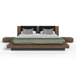 Fantasia - Dark Walnut/Dark Grey Bed and Two Nightstands by VIG Furniture - View 5