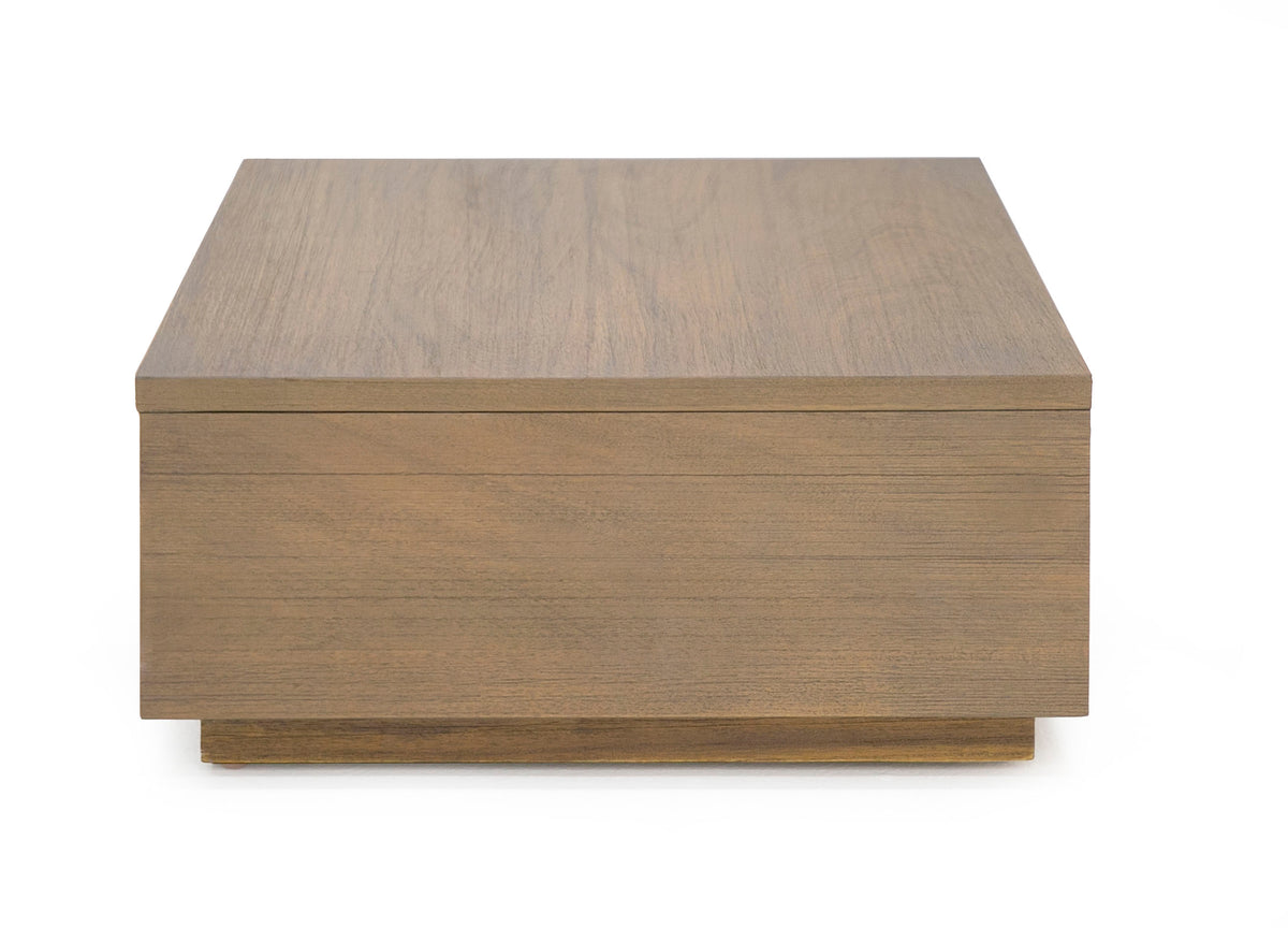 Queen Fantasia - Contemporary Walnut & Grey Bed with Two Nightstands by VIG Furniture - View 10
