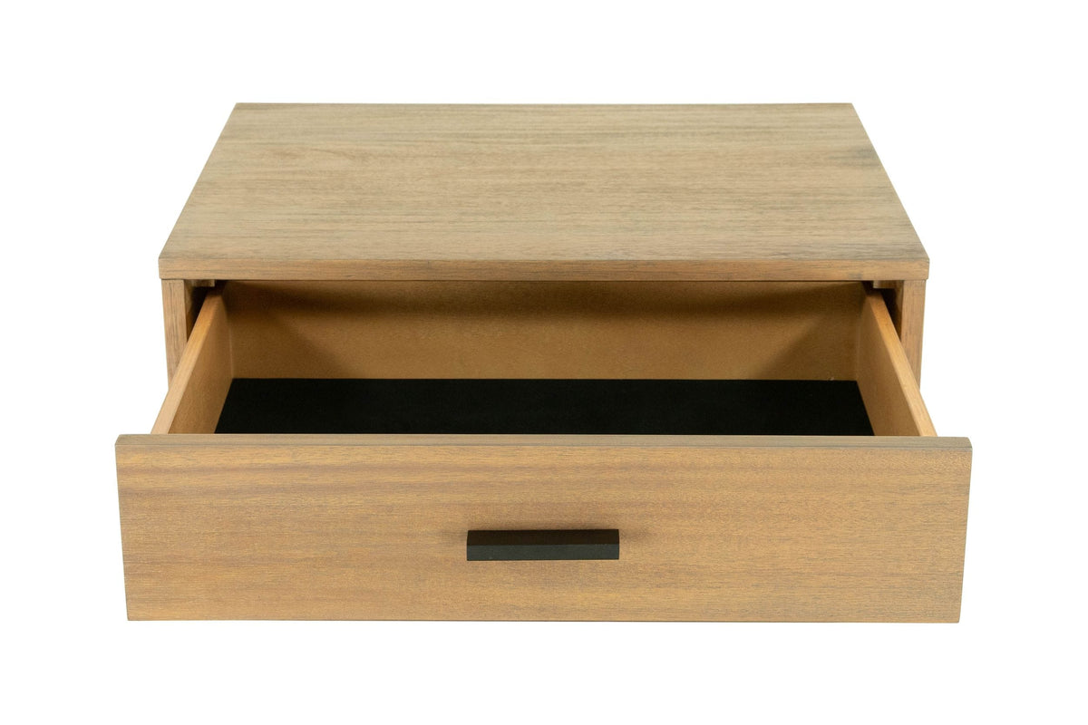 Eastern King Fantasia - Contemporary Walnut & Grey Bed with Two Nightstands by VIG Furniture - View 6