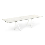 Farrell - Modern White Ceramic Extendable Dining Table by VIG Furniture - View 7