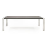 Fauna - Modern Elm Grey & Stainless Steel Chrome Dining Table by VIG Furniture - View 1