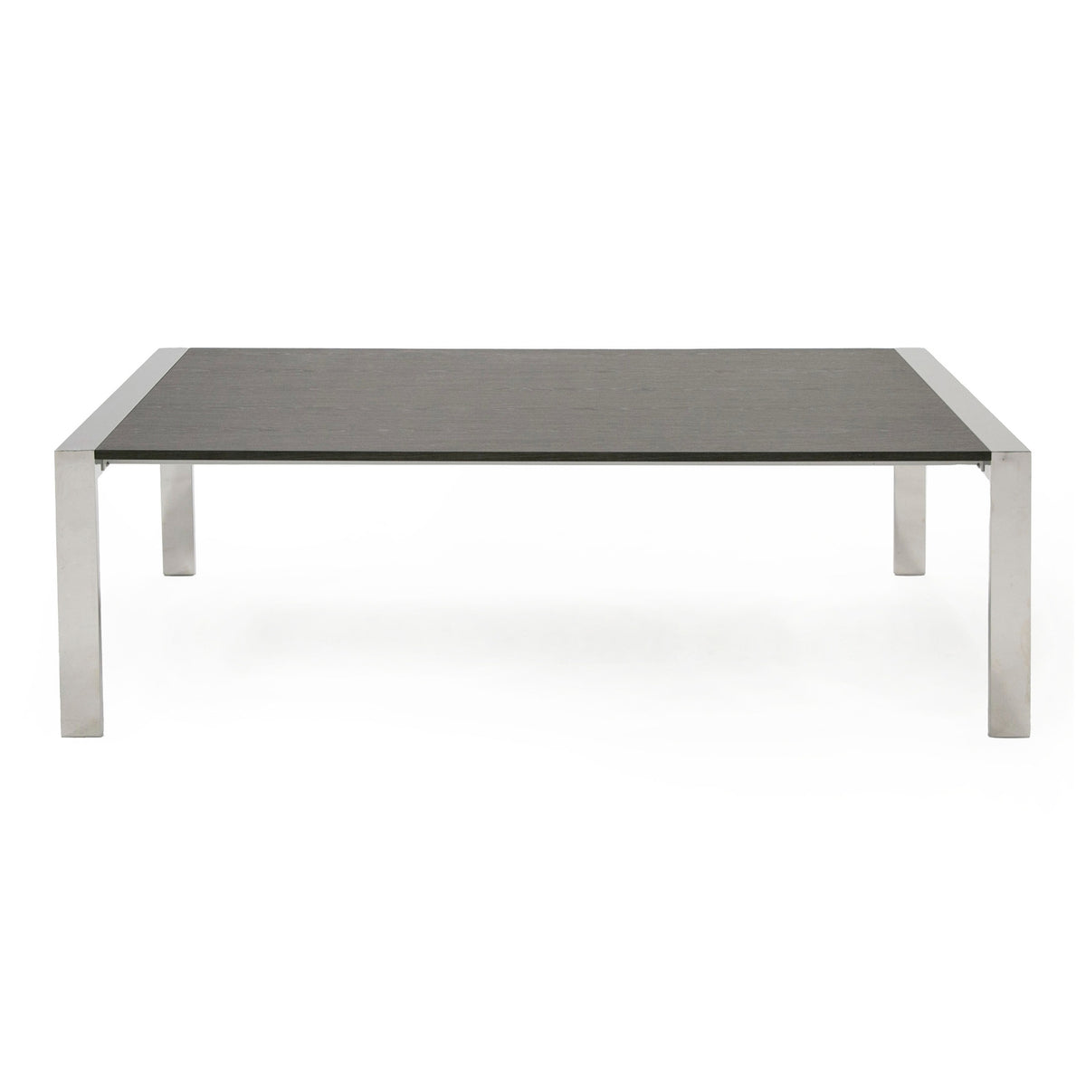 Fauna - Modern Elm Grey & Stainless Steel Chrome Dining Table by VIG Furniture - View 10