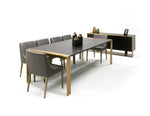 Fauna - Modern Wenge and Brass Dining Table by VIG Furniture - View 6