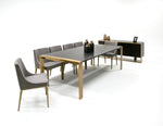 Fauna - Modern Wenge and Brass Dining Table by VIG Furniture - View 7