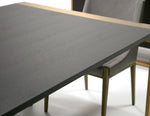 Fauna - Modern Wenge and Brass Dining Table by VIG Furniture - View 9