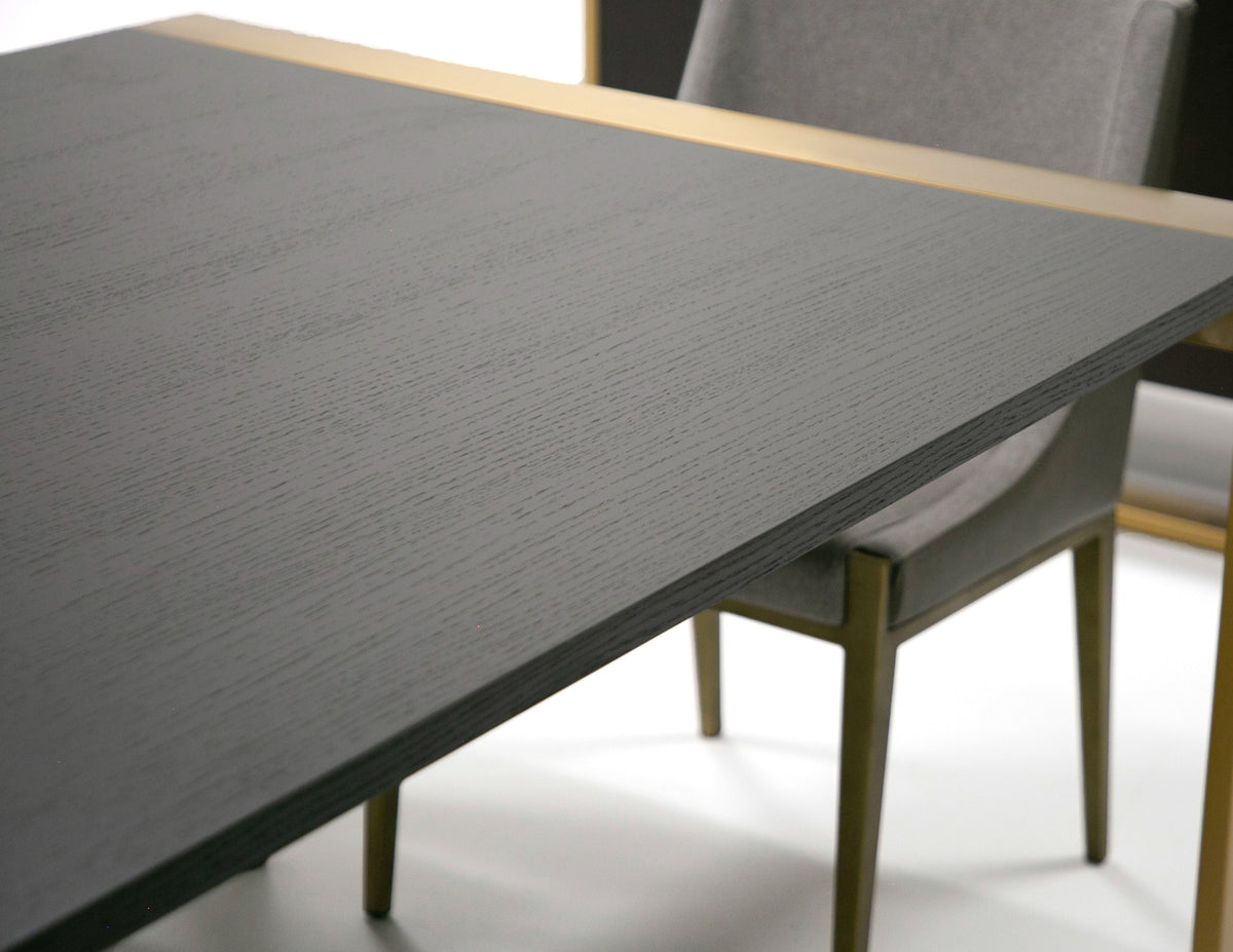 Fauna - Modern Wenge and Brass Dining Table by VIG Furniture - View 9