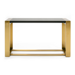 Fauna - Modern Wenge and Brass Console Table by VIG Furniture - View 1
