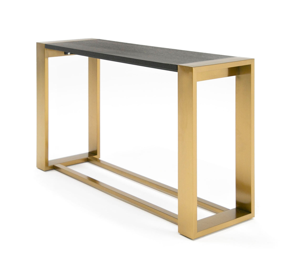Fauna - Modern Wenge and Brass Console Table by VIG Furniture - View 4