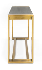 Fauna - Modern Wenge and Brass Console Table by VIG Furniture - View 5