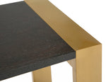 Fauna - Modern Wenge and Brass Console Table by VIG Furniture - View 6