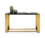 Fauna - Modern Wenge and Brass Console Table by VIG Furniture - View 2