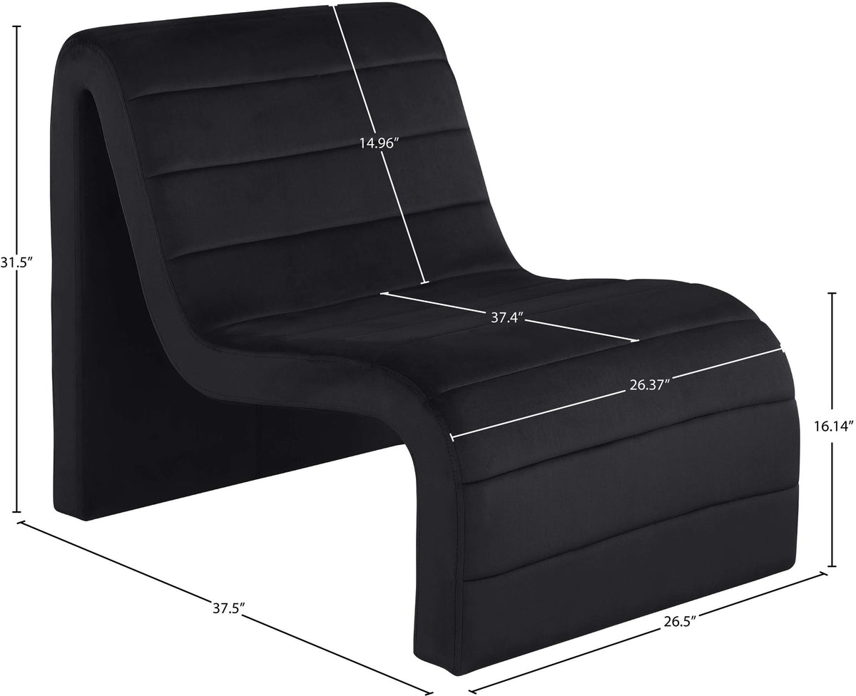 Ivy - Velvet Accent Chair