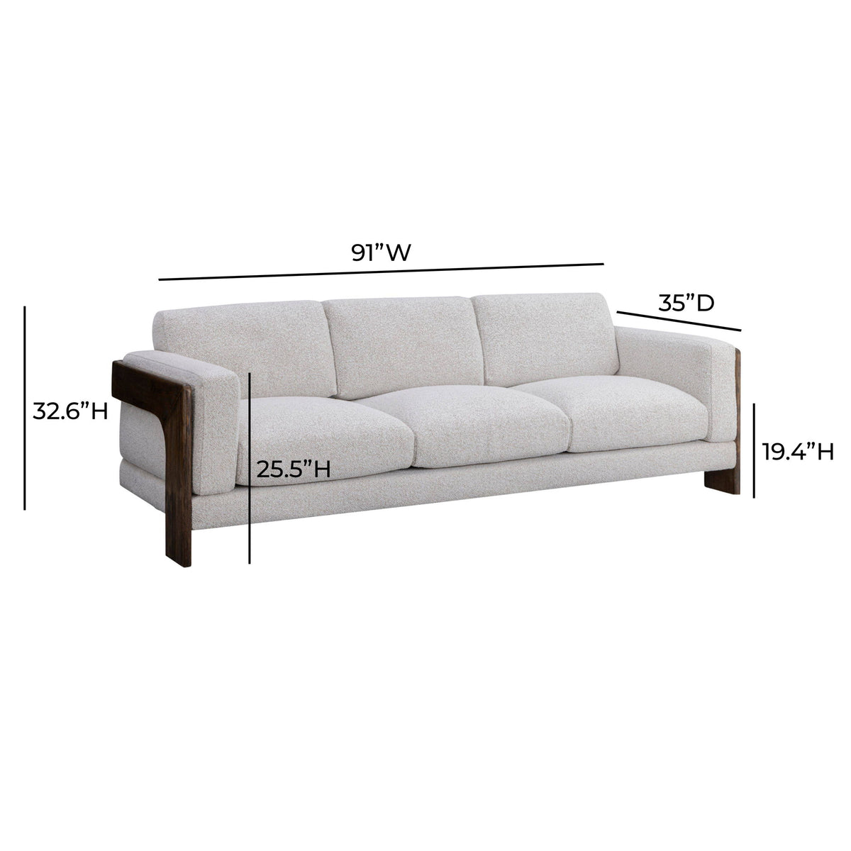 Elyn - Boucle Sofa