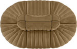 Rummi - Oval Velvet Performance Fabric Upholstered 6 Piece Modular Sectional