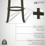 Elle - Swivel Barstool