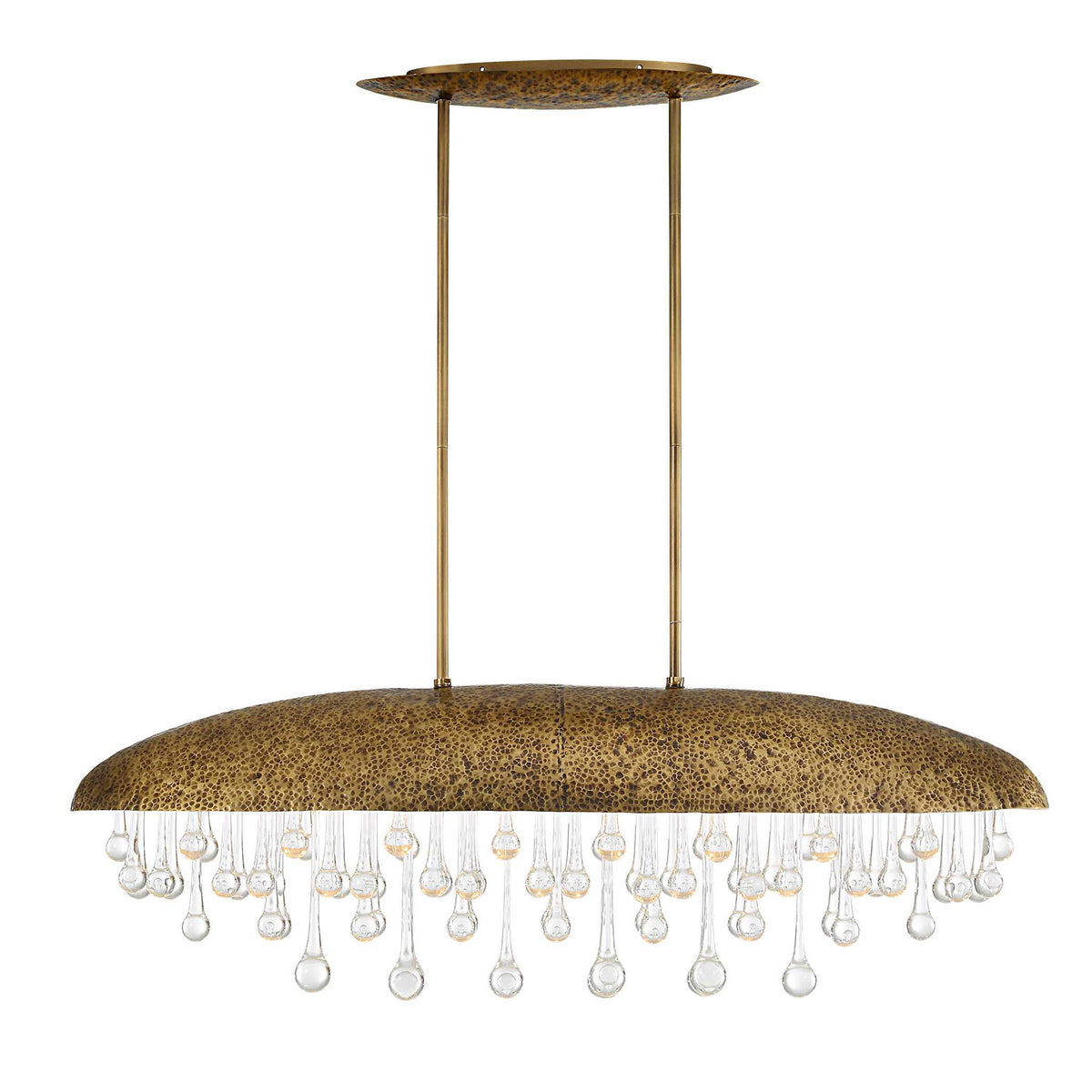 Downpour - 10 Light Pendant - Oval