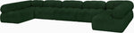 Ames - 7 Piece Boucle Fabric Modular Sectional
