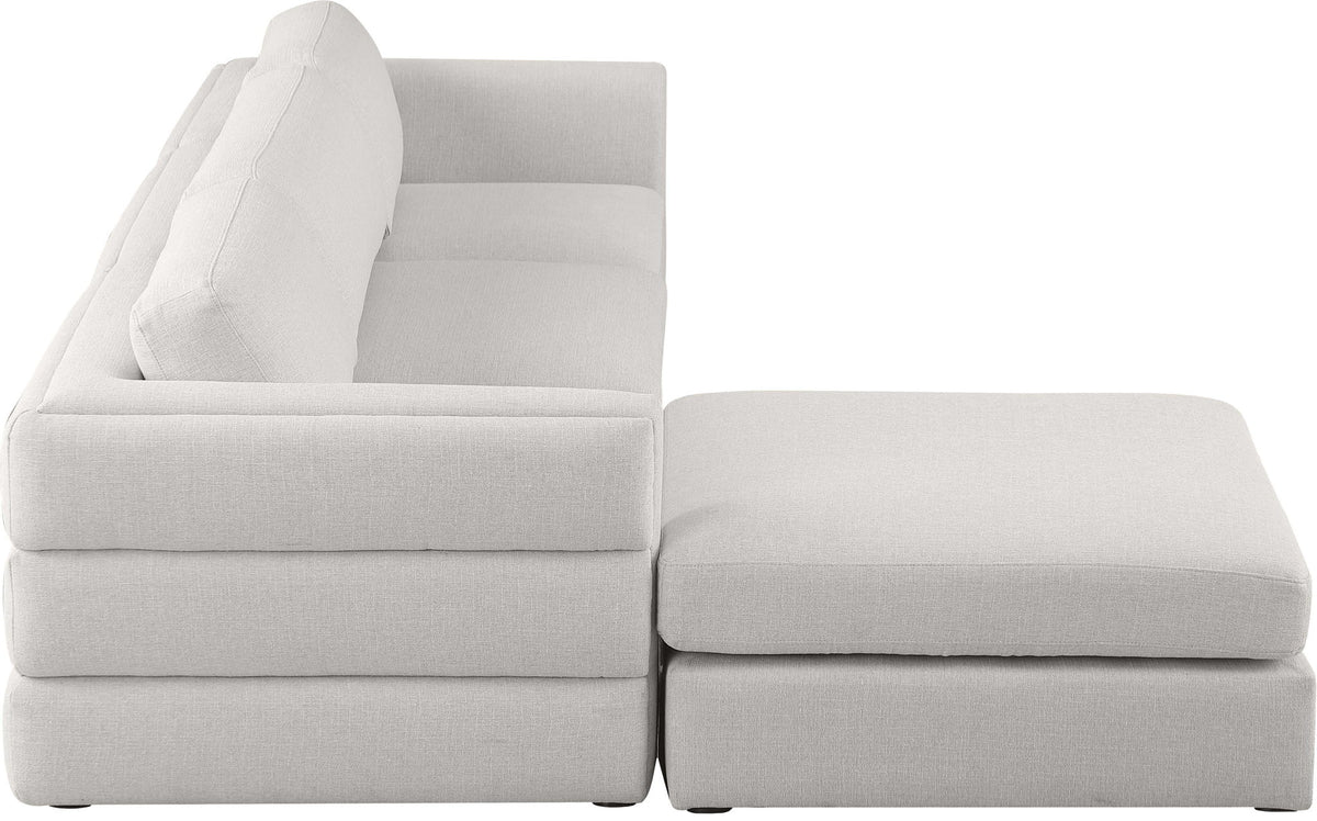 Beckham - 4 Piece Modular L-Sahped Sectional