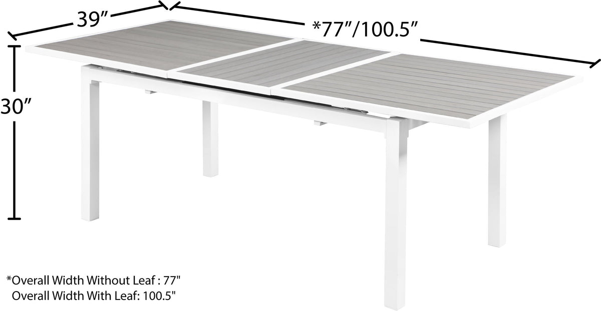 Nizuc - Outdoor Patio Extendable Dining Table