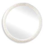 Akiko - Round Mirror - White