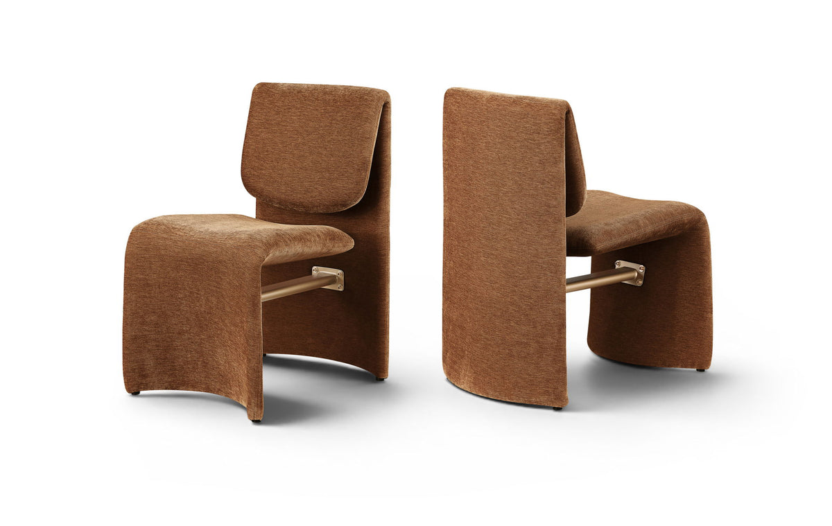 Slique - Performance Fabric Upholstered Dining Chair (Set of 2)