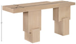 Anzio - Oak Veneer And Solid Wood Console Table