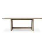 Harbor - Herringbone Indoor-Outdoor Dining Table - Brown