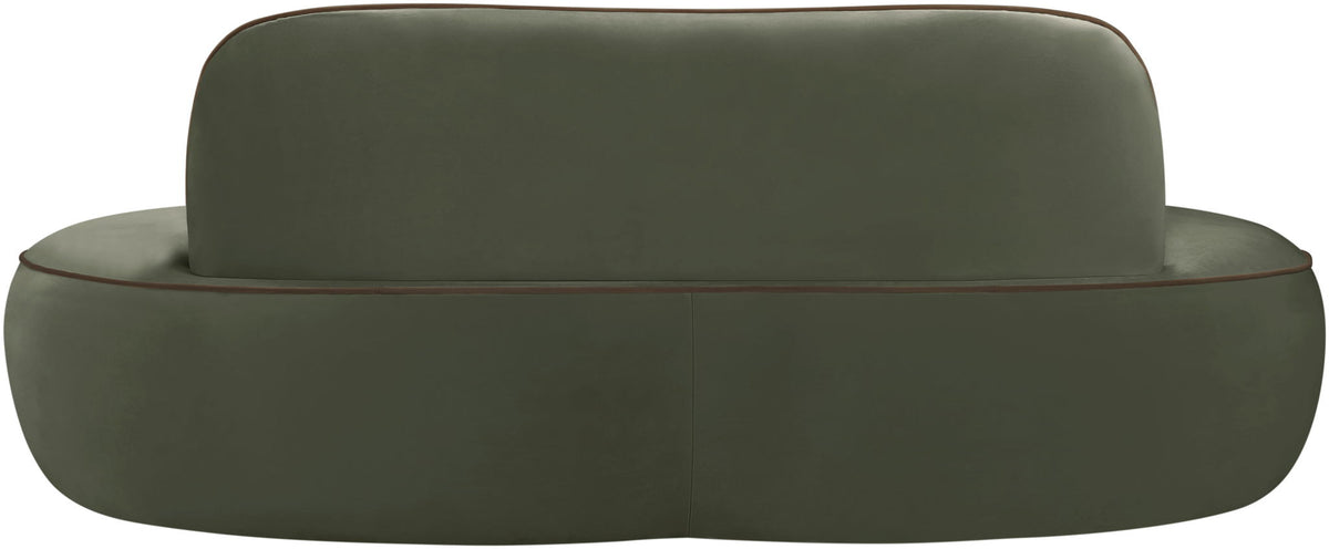 Swerve - Velvet 77" Upholstered Loveseat