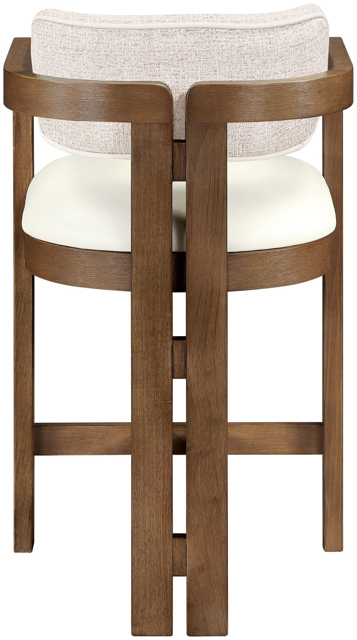 Ravina - Upholstered Counter Stool With Stained Brown Base