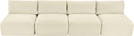 Shaggy - 4 Seat Modular Armless Sofa