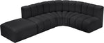 Arc - Faux Leather 5 Piece Corner Modular Sofa