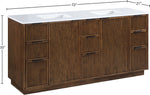 Willard - Engineered Stone And Solid Wood Bathroom Vanity