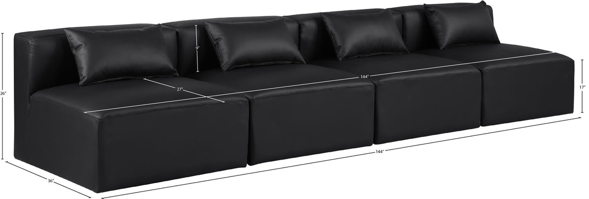 Cube - Modular 4 Seat Armless Sofa