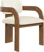 Cedra - Velvet Performance Fabric Upholstered Dining Chair (Set of 2) - Brown Frame