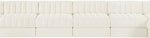 Rummi - Velvet Performance Fabric Upholstered 10 Piece Modular Sectional