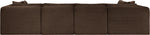 Shaggy - 6 Piece Modular U-Shaped Armless Sectional