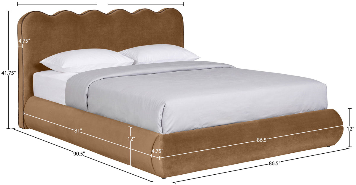 Tempo - Velvet Upholstered Bed