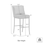 Winslow -  Metal Barstool
