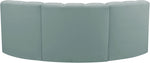 Arc - Faux Leather 3 Piece Modular U-Shaped Sofa