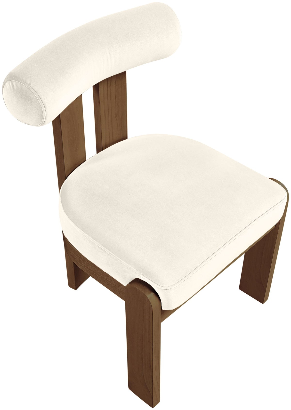 Arienzo - Performance Fabric Upholstered Dining Chair (Set of 2) - Walnut Base